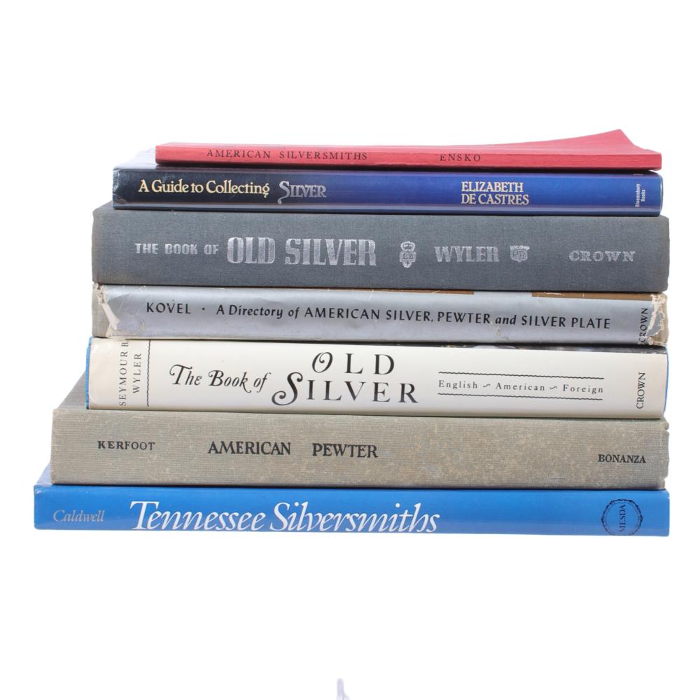 Appraisal: SILVER DECORATIVE ARTS SILVERSMITHS AND PEWTER GUIDE BOOKS PC GROUP