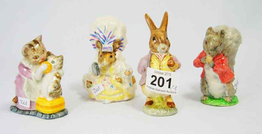 Appraisal: Beswick Beatrix Potter Figures Lady Mouse Timmy Tiptoes Tabitha Twitchett