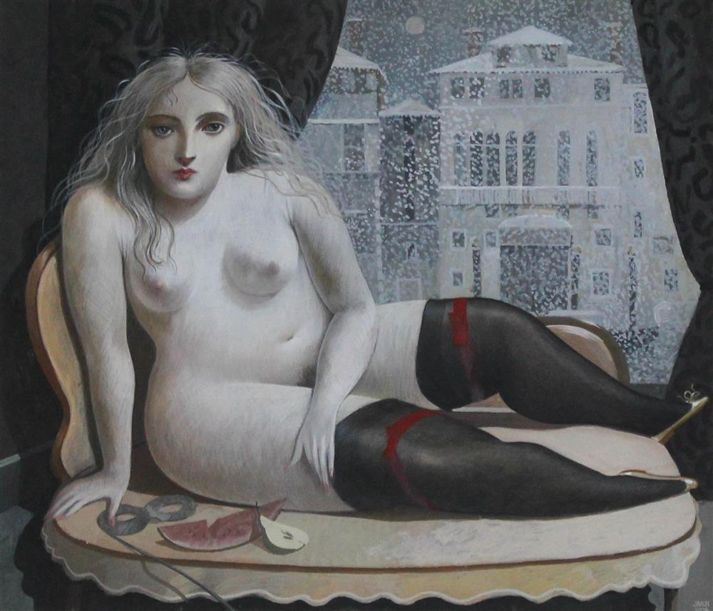 Appraisal: JAMES MCNAUGHT BRITISH - THE MISTRESS OF THE PALAZZO Gouache