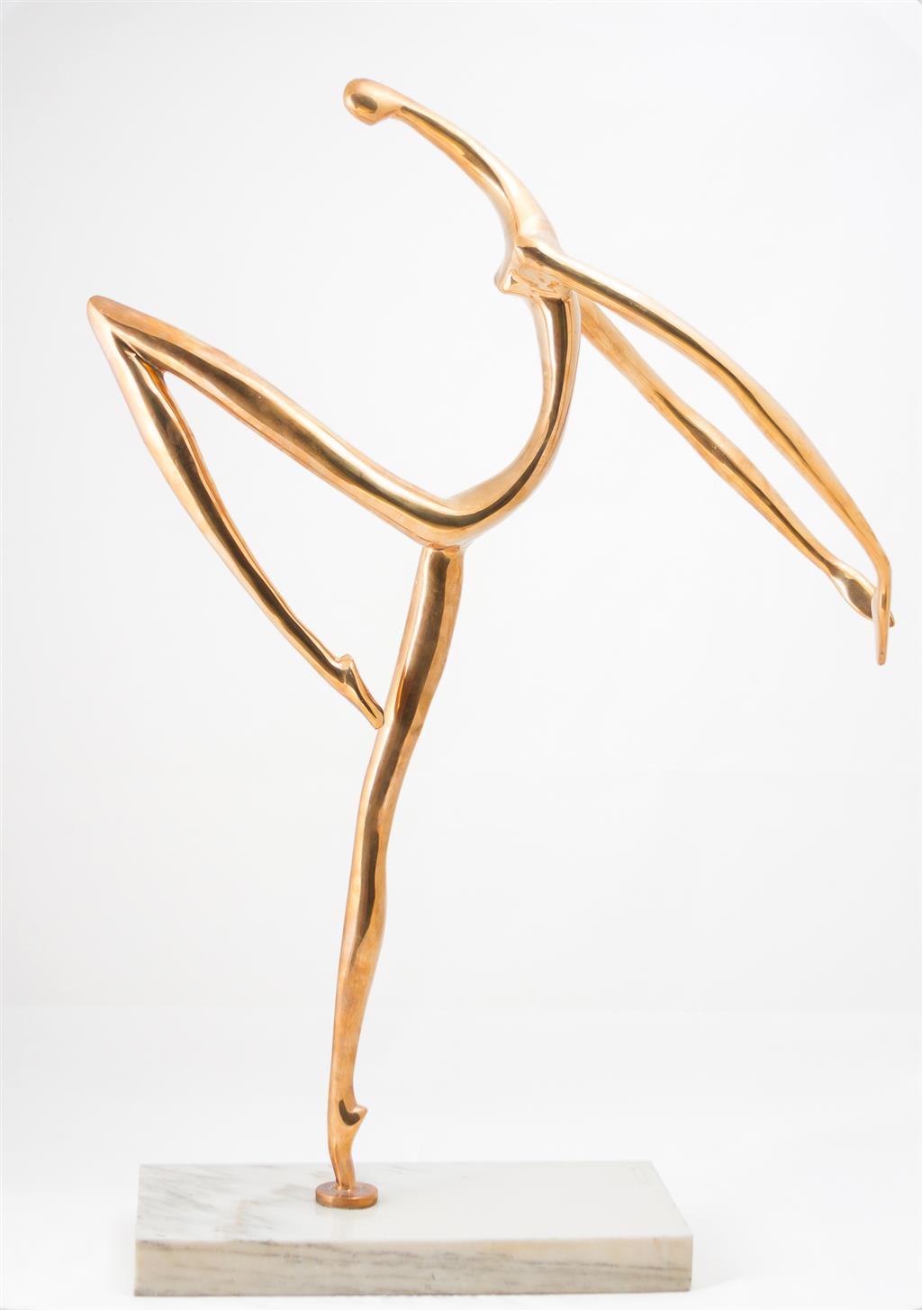 Appraisal: MANUEL CARBONELL Cuban - Dancer polished bronze inscribed MC on