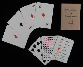 Appraisal: Donald Sultan Playing Cards New York J EC As new