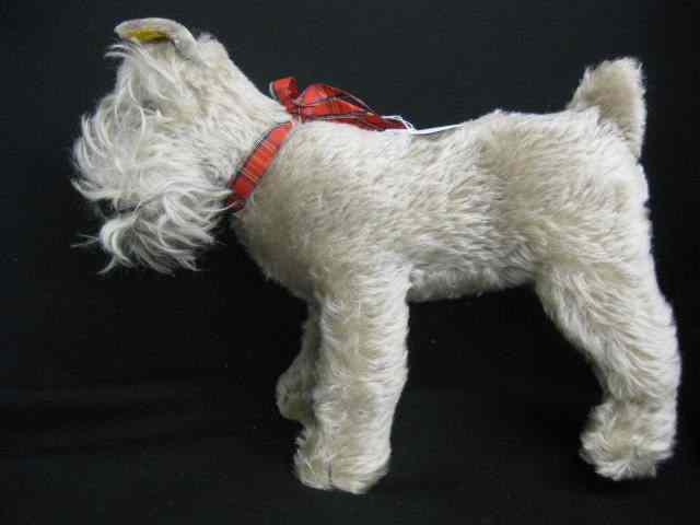 Appraisal: Steiff Plush Toy Schnauzer movable head '' excellent