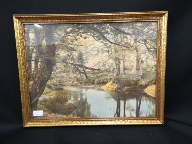 Appraisal: Wallace Nutting Print stream through the woods x