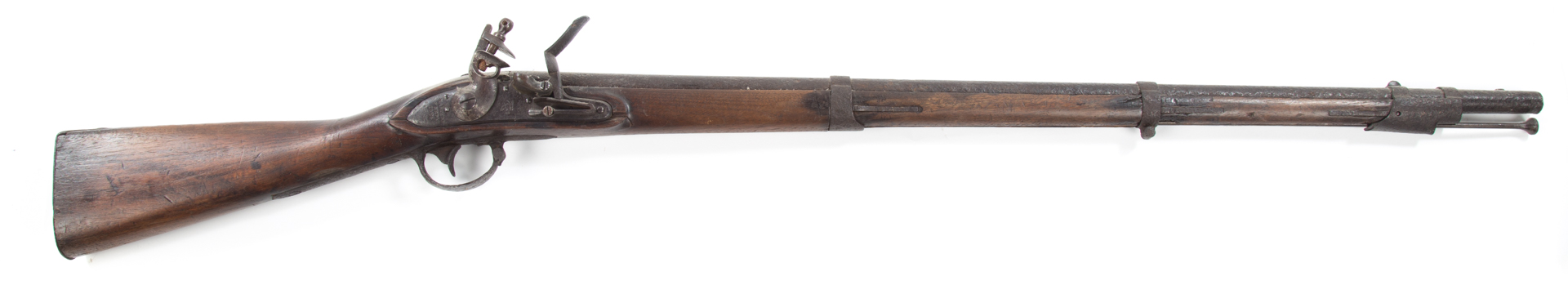 Appraisal: Antique Harpers Flintlock Musket Condition Fair Good