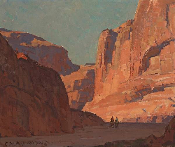 Appraisal: Edgar Payne - Canyon del Muerto signed 'Edgar Payne' lower