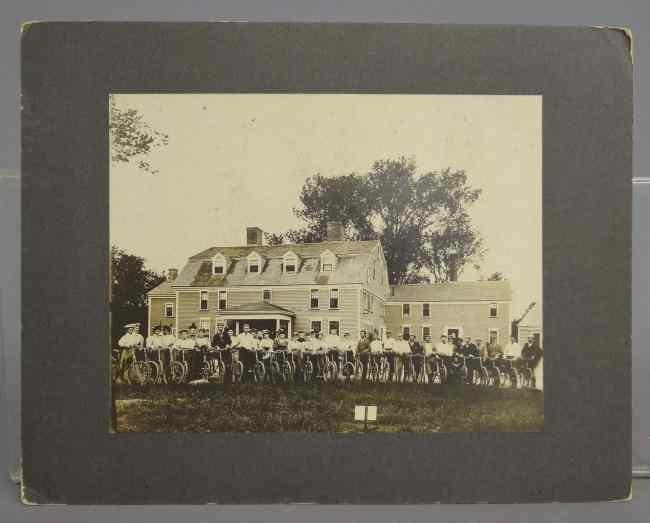 Appraisal: 's photo of Wheelmen gathering ''Mass Cyclist Club Brookfield'' Approx