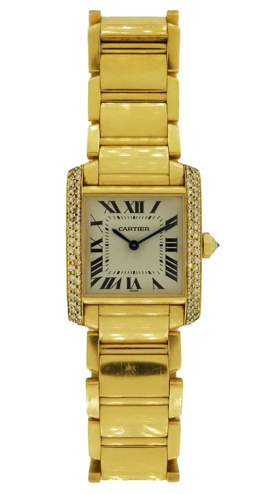 Appraisal: Cartier K Tank Francaise Watch Cartier K Tank Francaise Watch