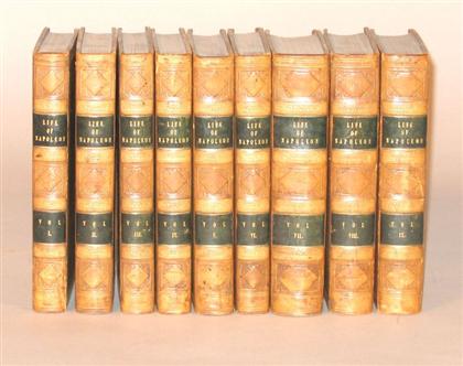 Appraisal: vols Scott Sir Walter The Life of Napoleon Bonaparte Edinburgh