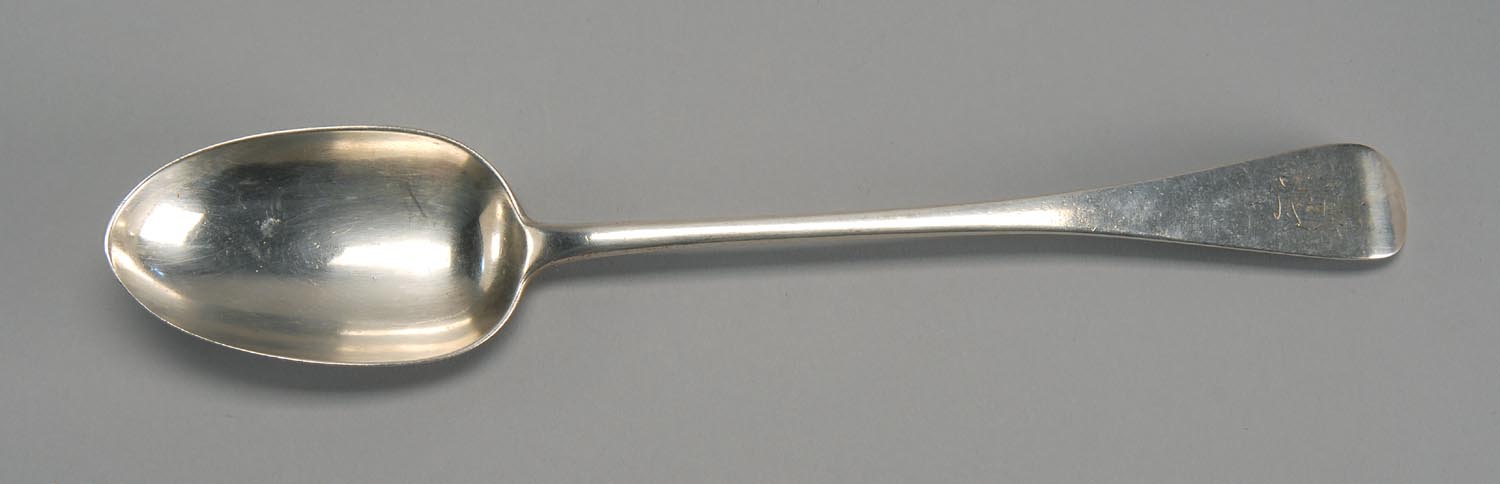 Appraisal: ENGLISH SILVER STUFFING SPOON London 'sMaker's mark for George William