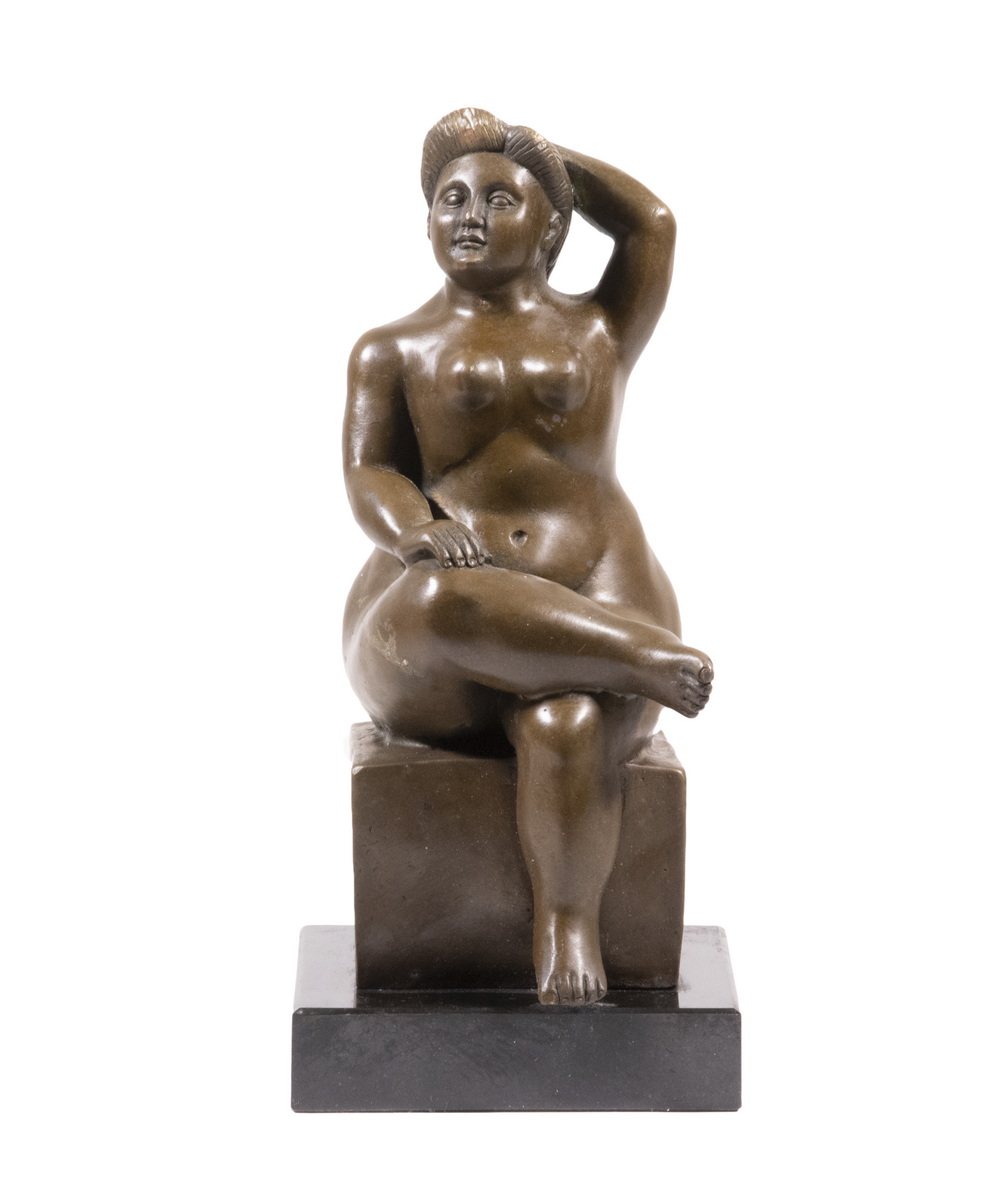 Appraisal: AFTER FERNANDO BOTERO NY COLUMBIA FRANCE - After Seated Woman