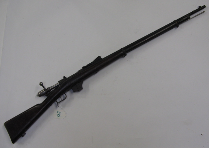 Appraisal: ITALIAN MODEL BOLT ACTION VETTERLI RIFLE x mm rim fire