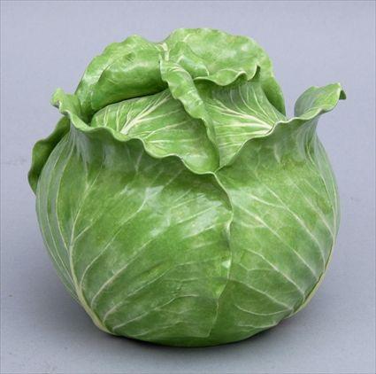 Appraisal: DODIE THAYER POTTERY CABBAGE-FORM TUREEN AND COVER With impressed signature