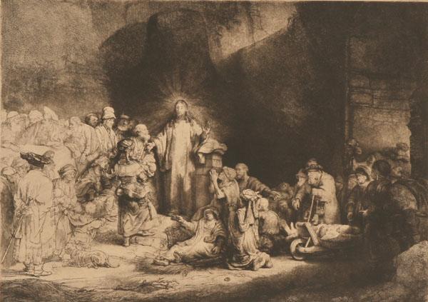 Appraisal: After Rembrandt Harmensz Van Rijn Dutch - Christ Healing the