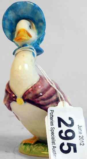 Appraisal: Beswick Beatrix Potter Figure Jemima Puddle Duck BP a crazing