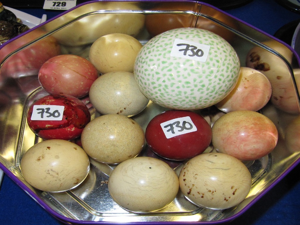 Appraisal: Lot comprising assorted billiard balls and a carpet bowl