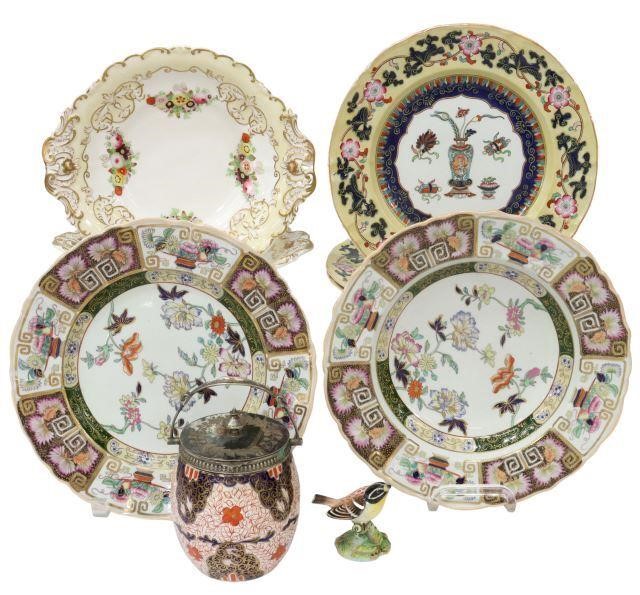 Appraisal: lot of English tableware and cabinet items mid to late