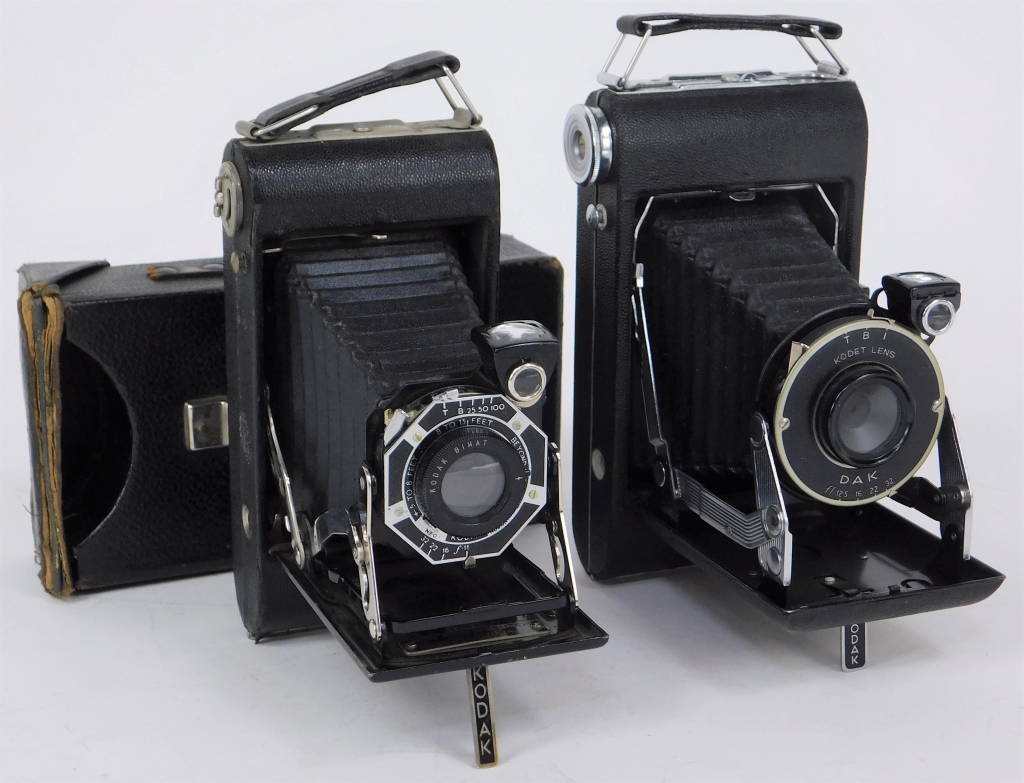 Appraisal: LOT OF KODAK FOLDING CAMERAS Lot of Kodak folding cameras