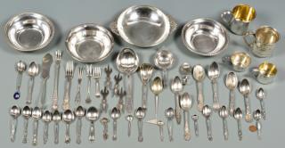 Appraisal: Group of Assorted Sterling inc Baby Miscellaneous assortment of sterling