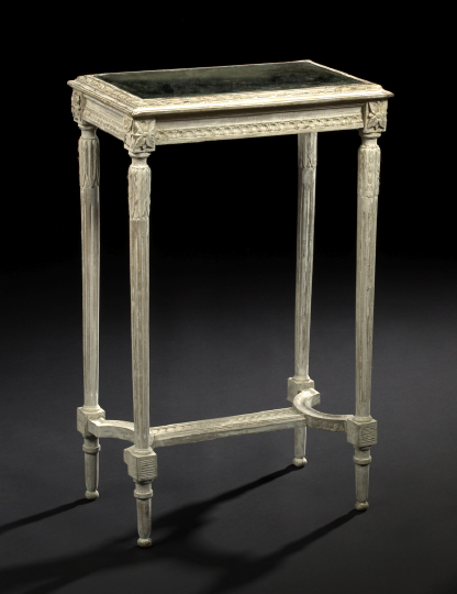 Appraisal: Northern European White-Painted Wooden Occasional Table in the neoclassical taste