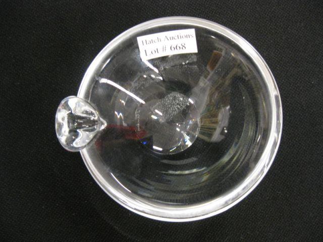 Appraisal: Steuben Crystal Ashtray diameter signed