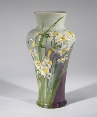 Appraisal: A Doulton Lambeth earthenware vase by Emily Gillman painted with