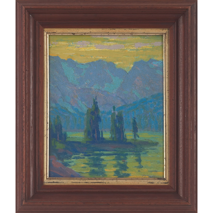 Appraisal: Paul Kauvar Smith American - ''Mountain Lake '' c oil