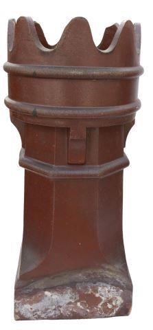 Appraisal: Architectural turret-form chimney pot early thc approx h w d