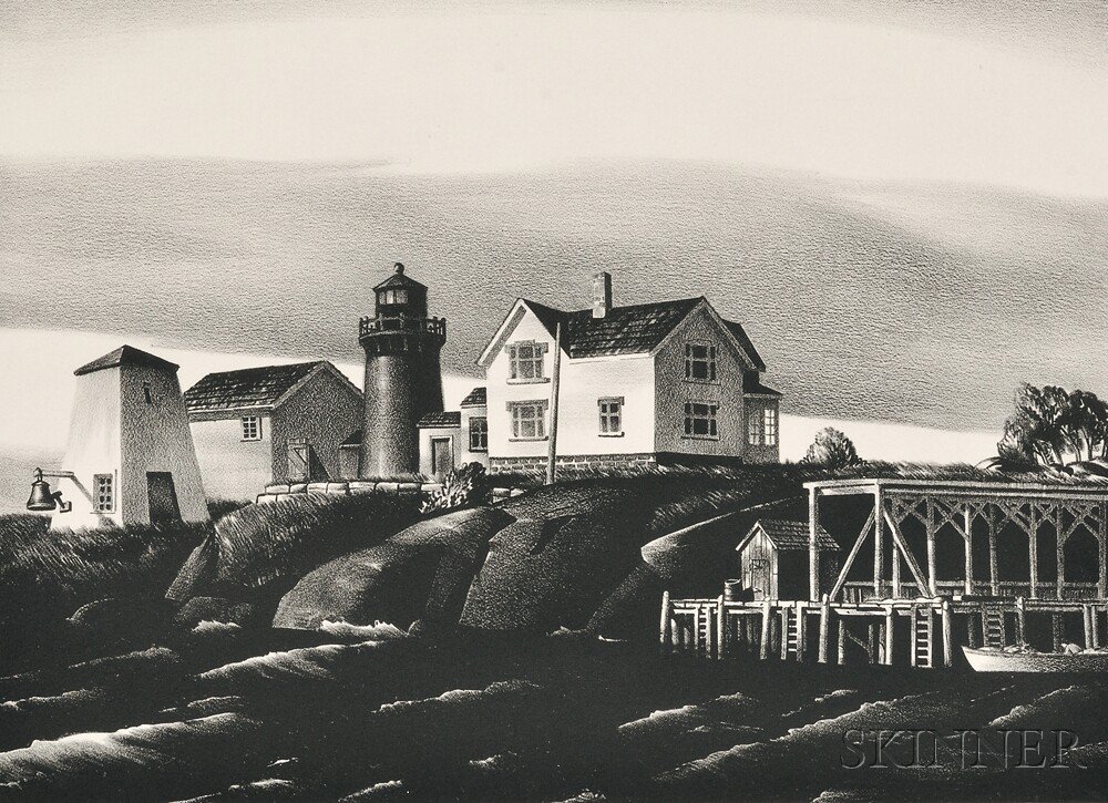 Appraisal: Stow Wengenroth American - Lighthouse Ten Pound Island edition of