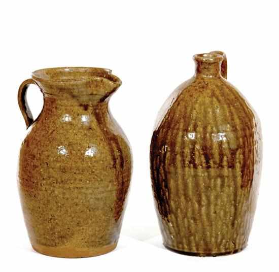 Appraisal: Southern stoneware pitcher and jug Catawba Valley North Carolina circa