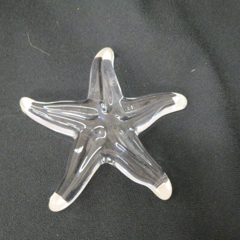 Appraisal: Baccarat Crystal Starfish Paperwieght excellent