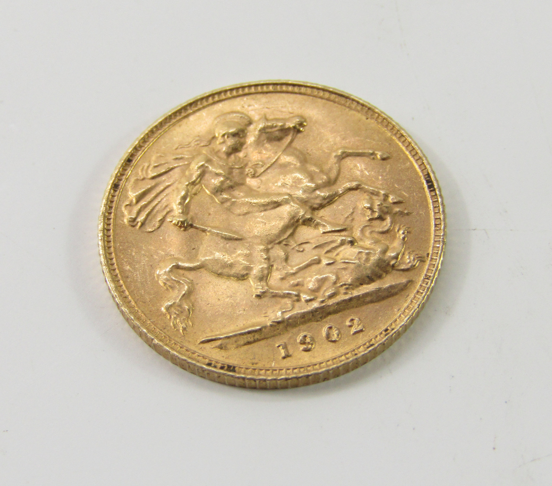 Appraisal: An Edward VII gold half sovereign