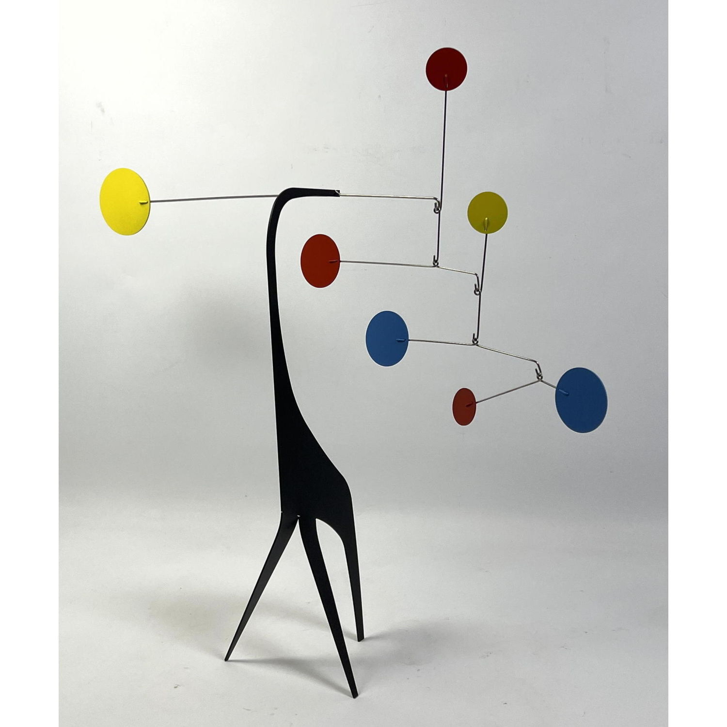 Appraisal: Contemporary Kinetic Mobile Table Sculpture Stabile sculpture Dimensions H inches