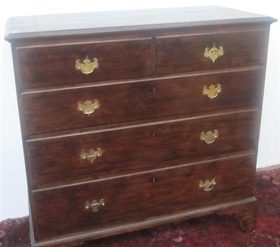 Appraisal: TH C CHEST OF DRAWER Two over three graduated drawers