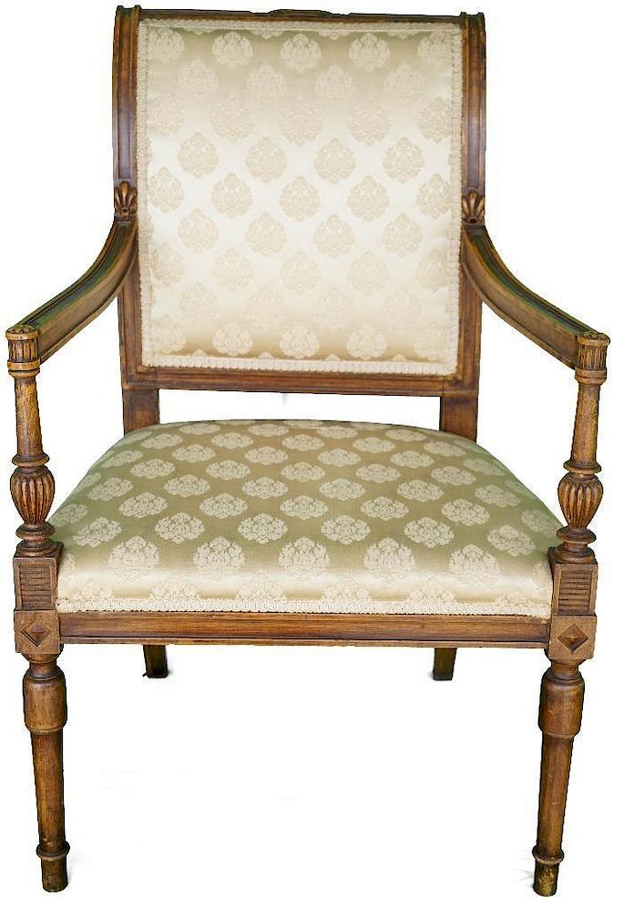 Appraisal: Louis XVI Side Chair Louis XVI Side Chair Louis XVI