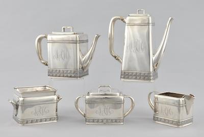 Appraisal: A Sterling Silver Tea Coffee Service by Tiffany Co In