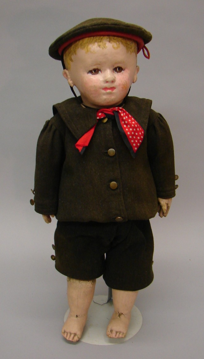 Appraisal: Chase boy doll Blonde hair brown eyes He is dressed