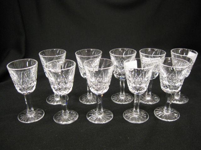 Appraisal: Waterford Crystal Lismore Cordials tall signed excellent