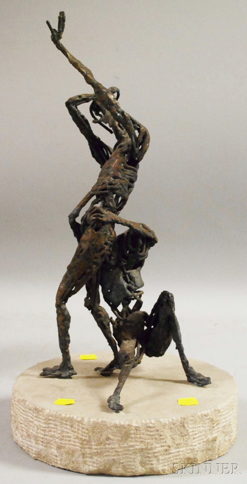 Appraisal: Robert Lamb American th st Century Two Figures Unsigned Welded