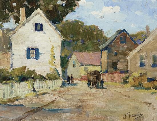 Appraisal: ANTHONY THIEME American - Rockport Massachusetts oil on canvas board