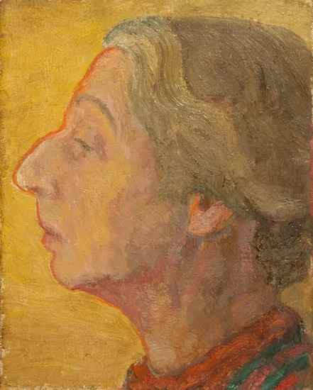 Appraisal: Helen Lessore b Self Portrait oil on canvas inscribed Helen