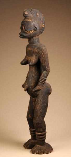 Appraisal: West African Igbo Shrine Piece Figure Description From Nigeria Made