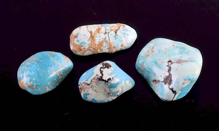 Appraisal: ct Cripple Creek Turquoise Nugget Collection This is a collection