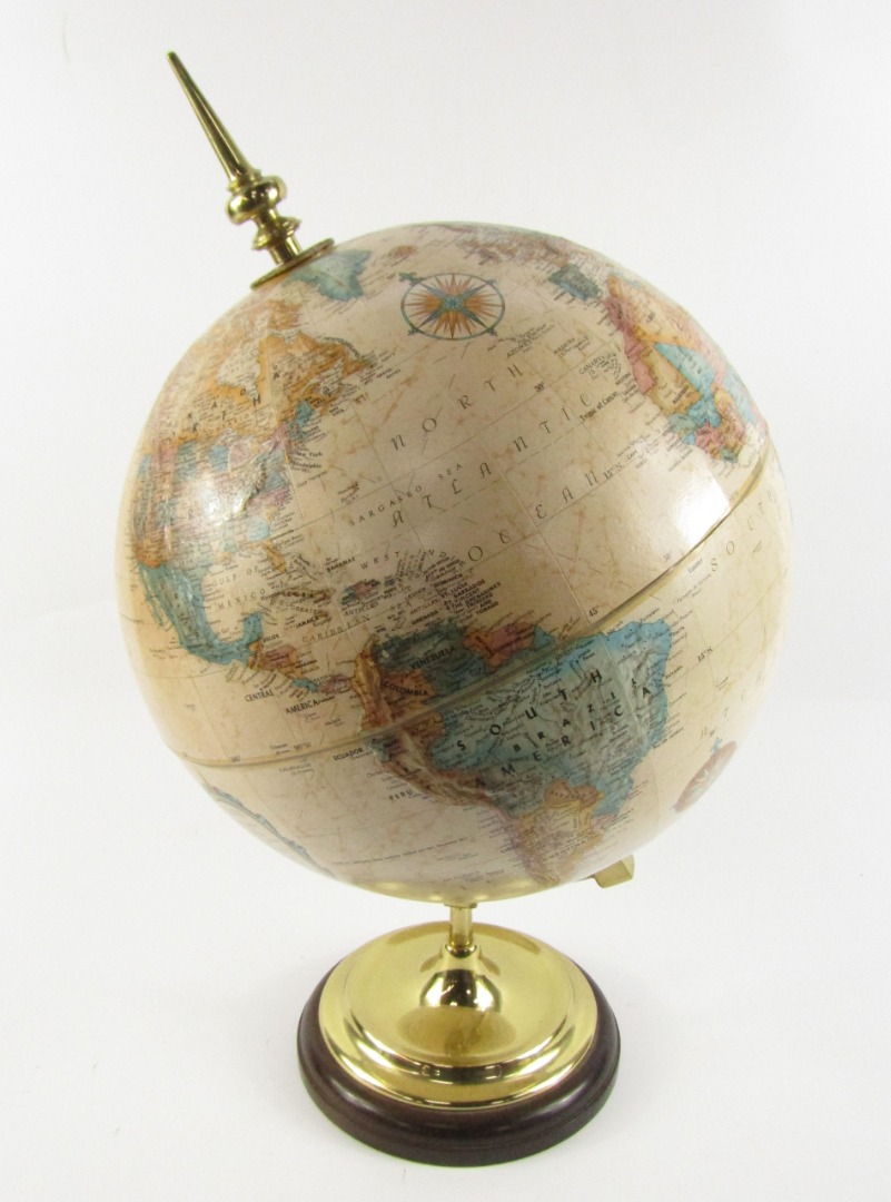 Appraisal: A Replogle diameter globe World Classic Series on a brass