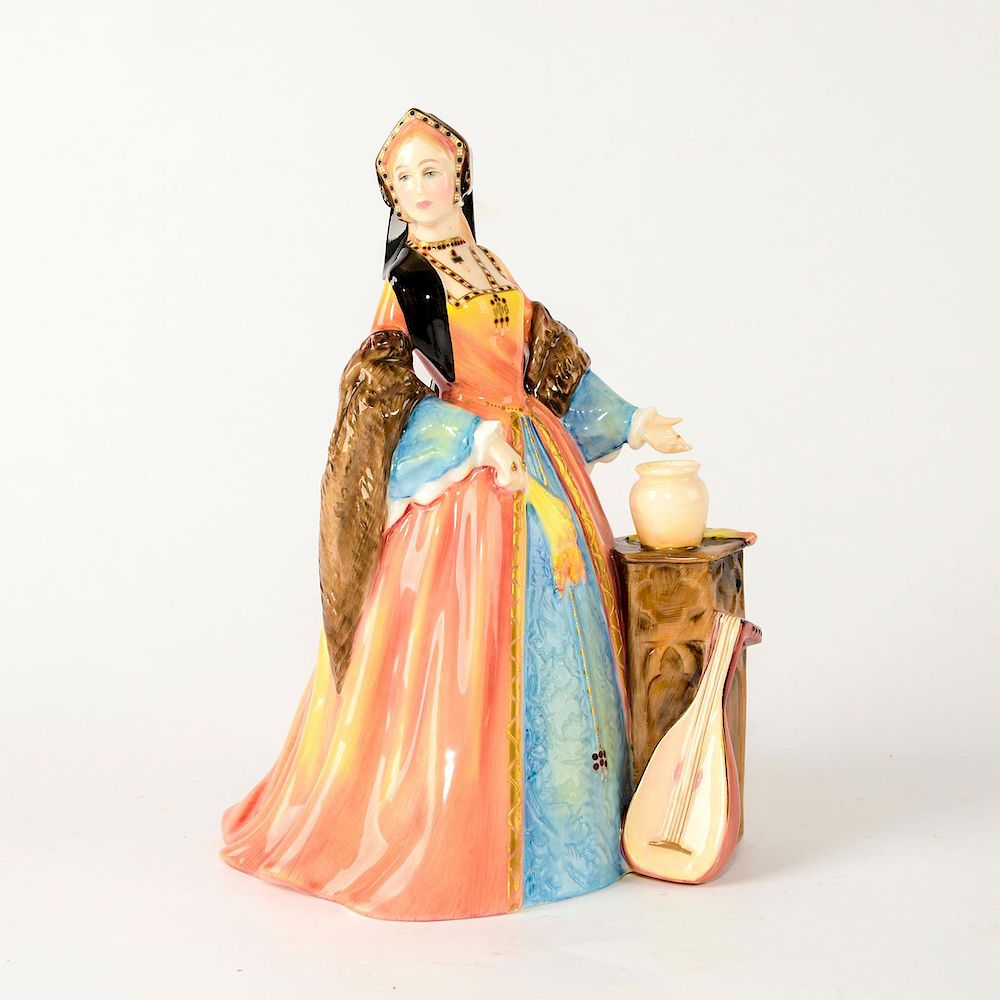 Appraisal: ROYAL DOULTON FIGURINE JANE SEYMOUR HN One of the six