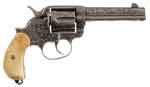 Appraisal: ENGRAVED COLT MODEL DA FRONTIER SIX SHOOTER REVOLVER Cal WCF