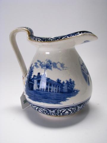 Appraisal: Buffalo Pottery George Washington Pitcher marked on bottom depicting Washington