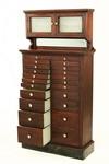 Appraisal: DENTAL CABINET - Early th c mahogany dental cabinet two