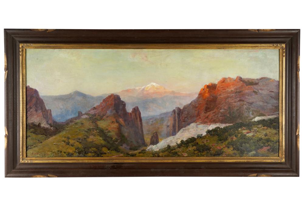 Appraisal: FLORENCE LOUISE BRYANT MACKENZIE - GARDEN OF THE GODS COLORADO