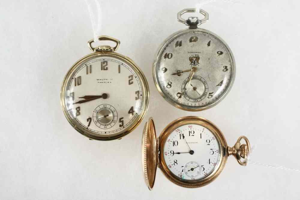 Appraisal: POCKET WATCHES - Includes an K white gold open face