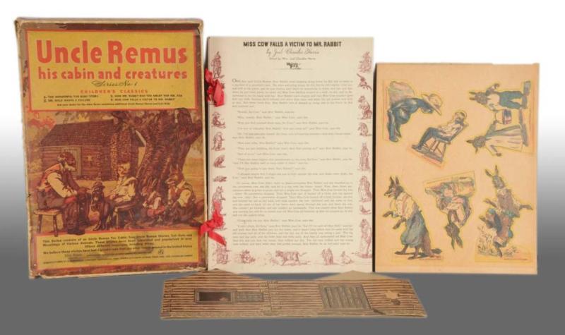 Appraisal: Uncle Remus His Cabin Creatures Play Set Description Very nice